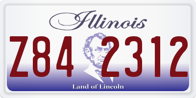 IL license plate Z842312