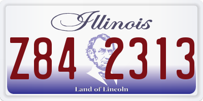 IL license plate Z842313