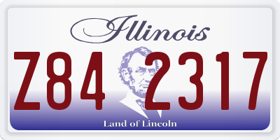IL license plate Z842317