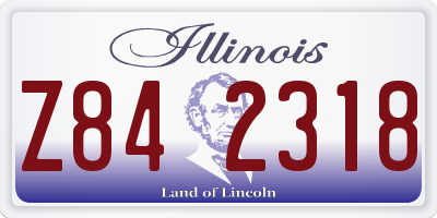 IL license plate Z842318