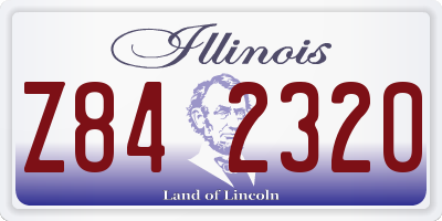 IL license plate Z842320