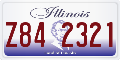 IL license plate Z842321