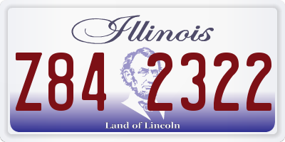 IL license plate Z842322