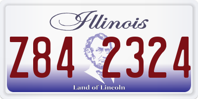 IL license plate Z842324