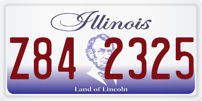 IL license plate Z842325