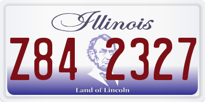 IL license plate Z842327