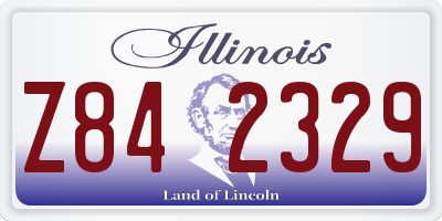 IL license plate Z842329