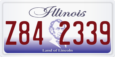 IL license plate Z842339