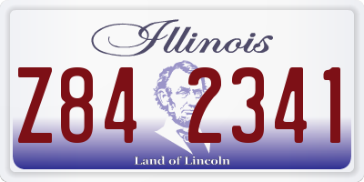 IL license plate Z842341