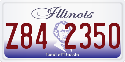 IL license plate Z842350