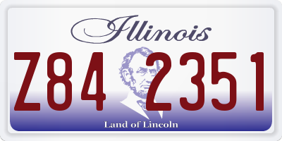 IL license plate Z842351