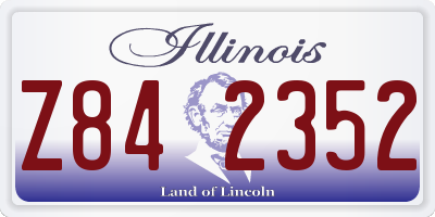 IL license plate Z842352
