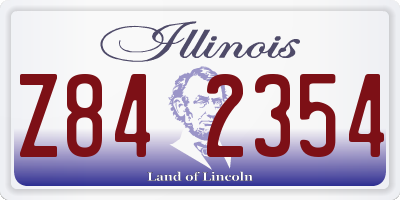 IL license plate Z842354