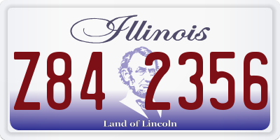 IL license plate Z842356