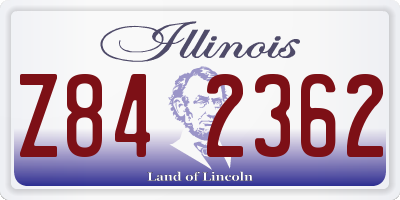 IL license plate Z842362