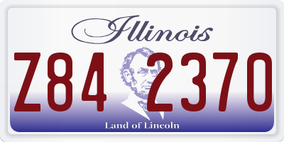IL license plate Z842370