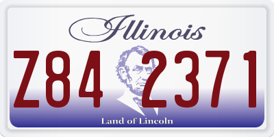 IL license plate Z842371