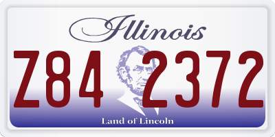 IL license plate Z842372