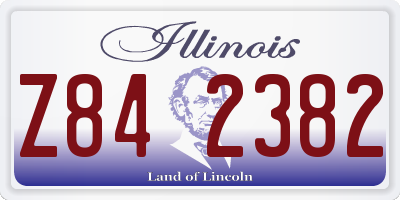 IL license plate Z842382