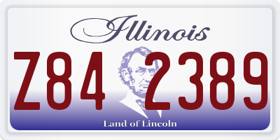 IL license plate Z842389