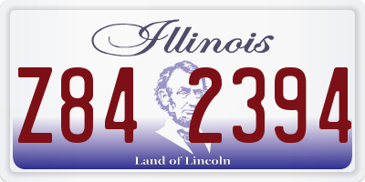 IL license plate Z842394
