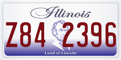 IL license plate Z842396