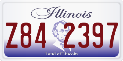 IL license plate Z842397