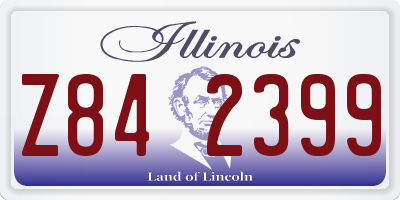IL license plate Z842399