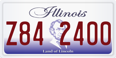 IL license plate Z842400