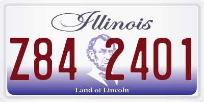 IL license plate Z842401