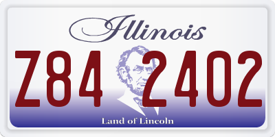 IL license plate Z842402