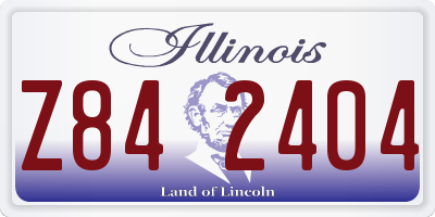 IL license plate Z842404