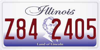 IL license plate Z842405