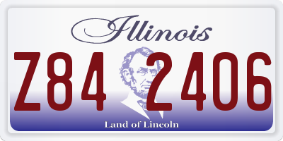 IL license plate Z842406