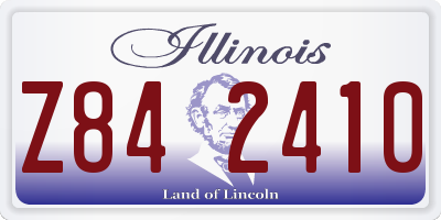 IL license plate Z842410