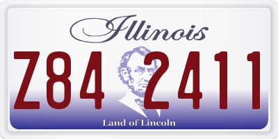 IL license plate Z842411