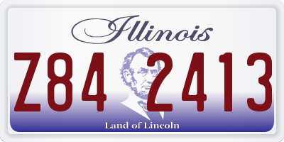 IL license plate Z842413
