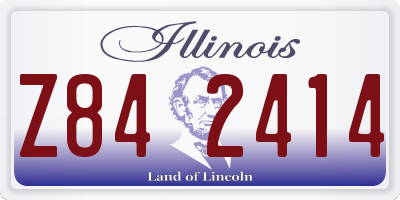 IL license plate Z842414