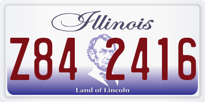 IL license plate Z842416