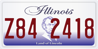 IL license plate Z842418