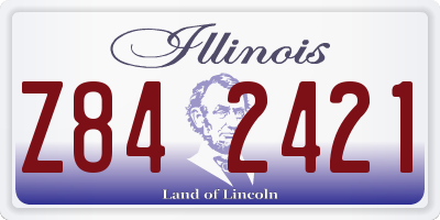 IL license plate Z842421