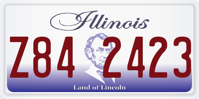 IL license plate Z842423