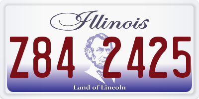 IL license plate Z842425