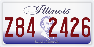 IL license plate Z842426