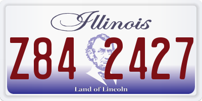 IL license plate Z842427