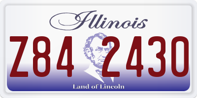 IL license plate Z842430