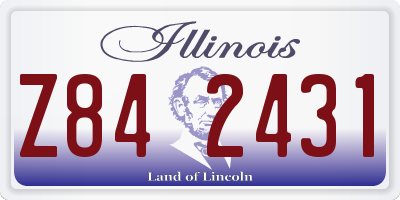 IL license plate Z842431