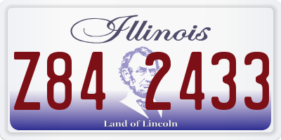 IL license plate Z842433