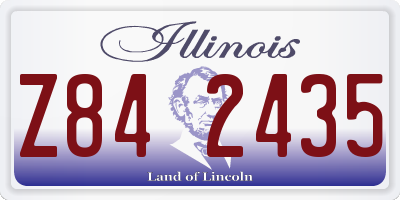 IL license plate Z842435