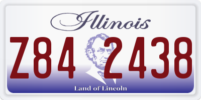 IL license plate Z842438